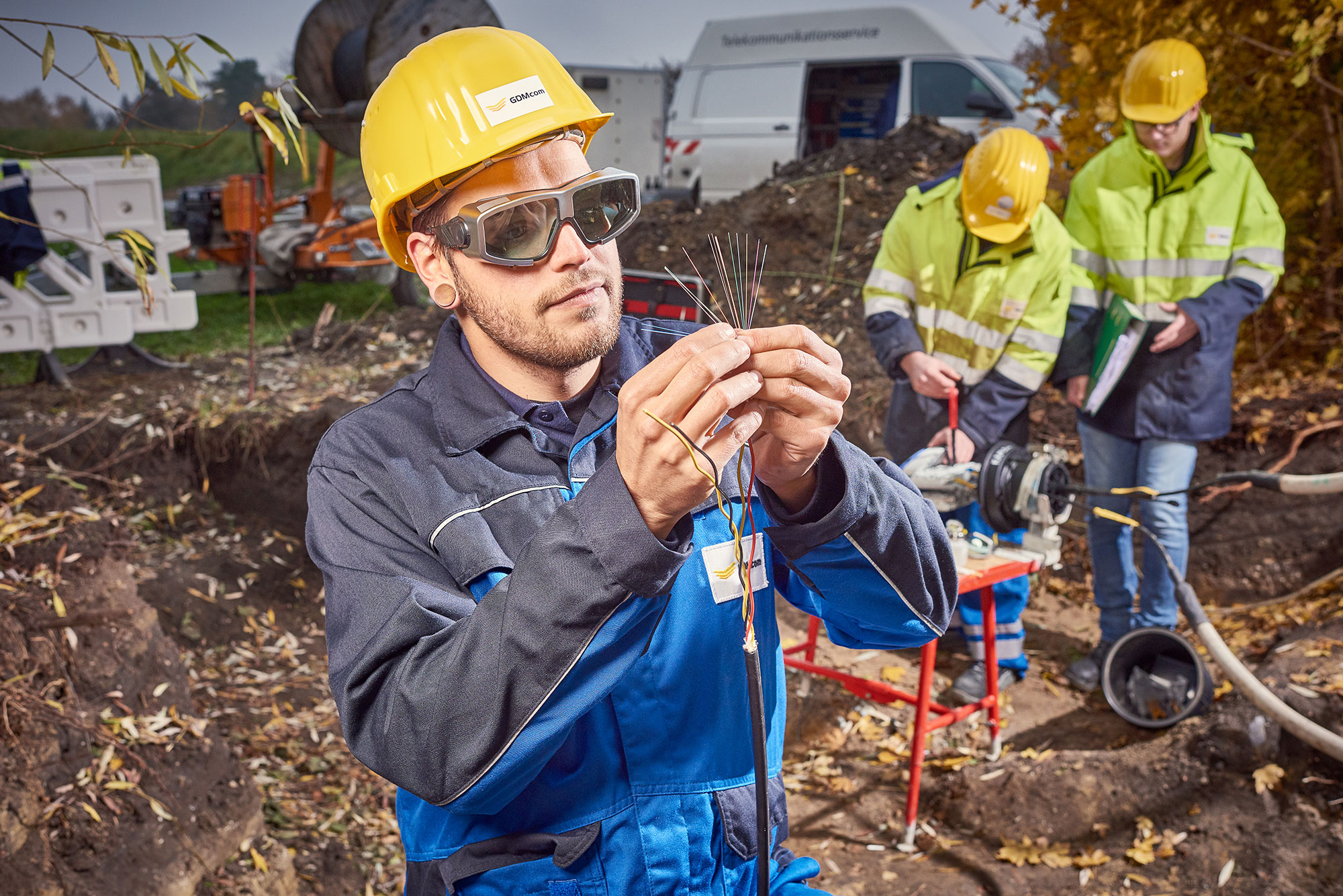 GDMcom verlegt neues Glasfasernetz