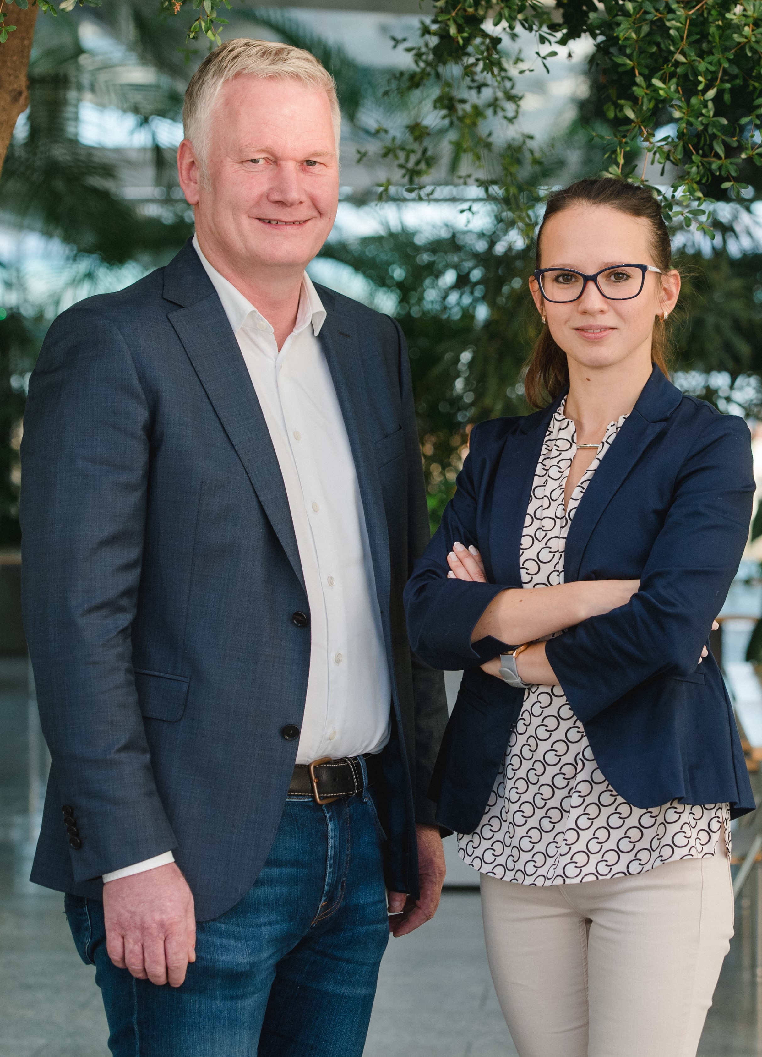 Olaf von Lehmden und Janina Goller sind die beiden Geschäftsführer der BALANCE EnviTec Bio-LNG GmbH