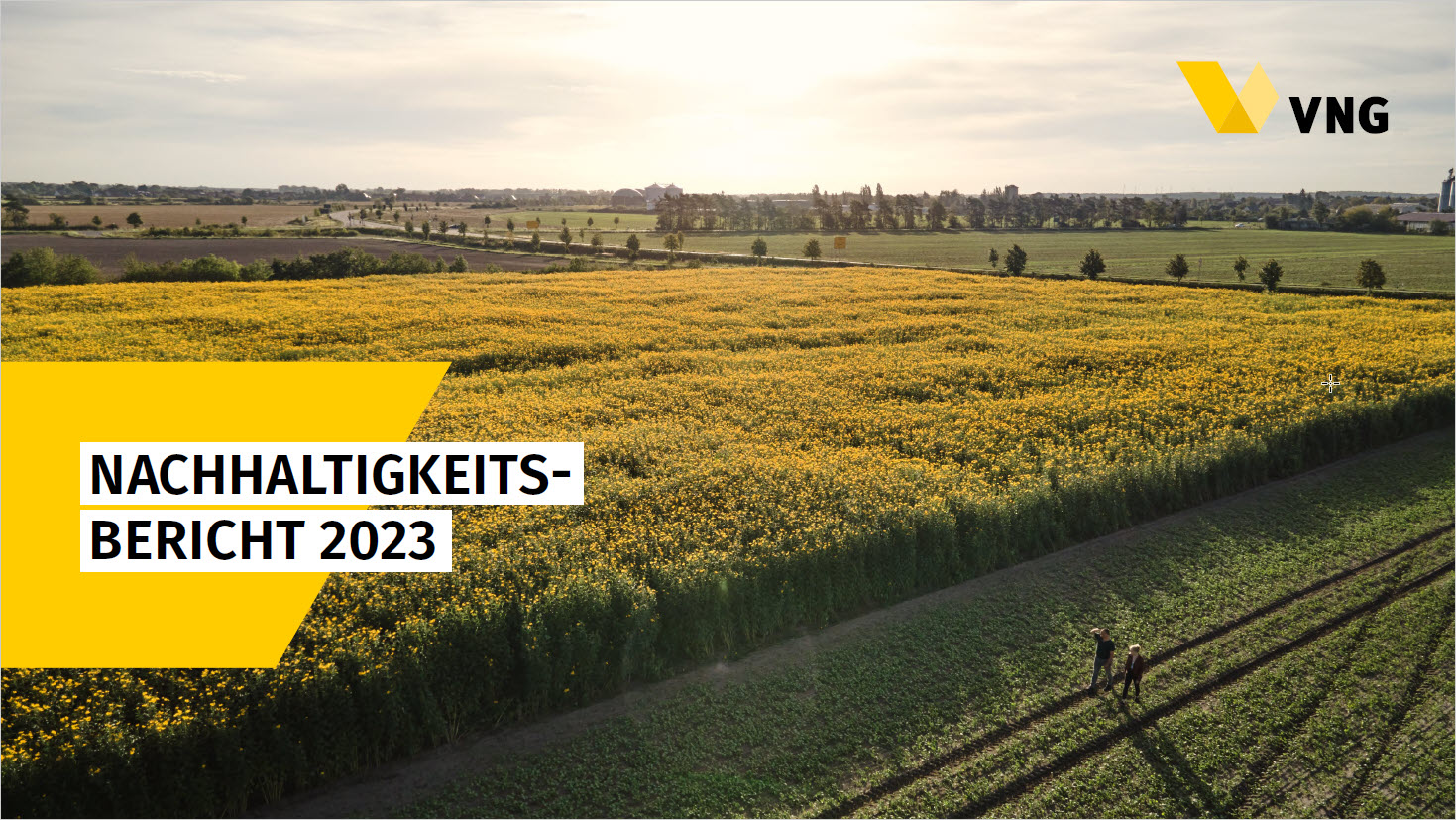 Cover VNG-Nachhaltigkeitsbericht 2023