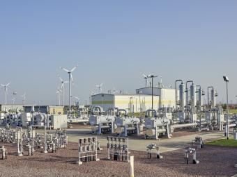 VNG Gasspeicher in Bad Lauchstädt