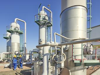 Untergrundgasspeicher Bad Lauchstädt der VNG Gasspeicher