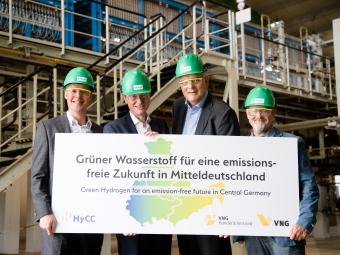 HyCC und VNG entwickeln gemeinsam grüne Wasserstoffprojekte zur Dekarbonisierung Mitteldeutschlands