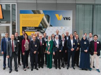 Deutsch-Algerische Delegation bei VNG. Foto: © Anika Dollmeyer 
