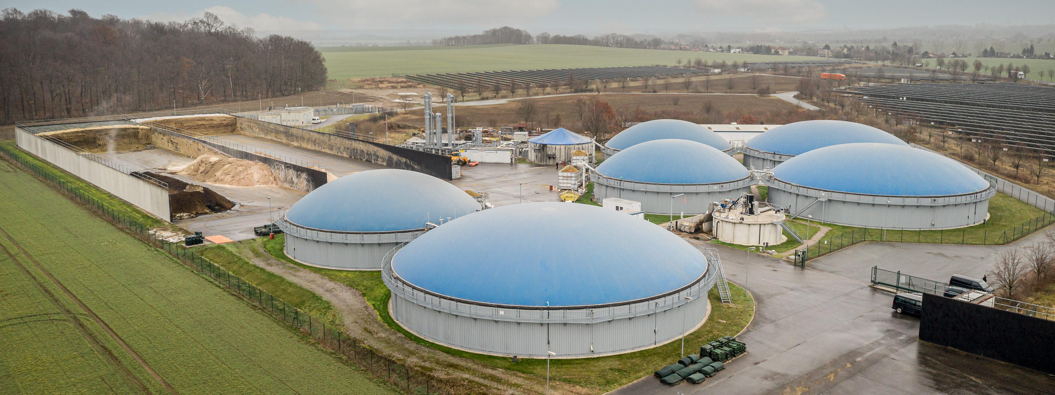 Biogasanlage in Lehma, Thüringen