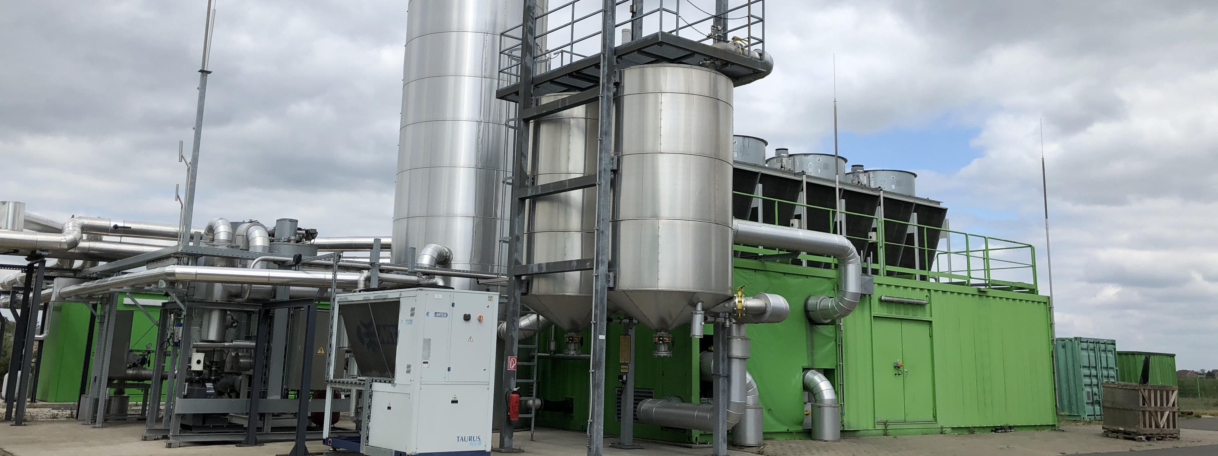Biogasanlage im brandenburgischen Schwedt 